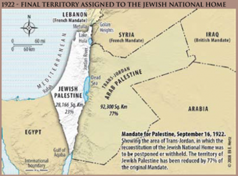 Countering the 'shrinking Palestine Maps' lie.